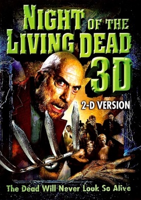 Night of the Living Dead 3D Metal Framed Poster
