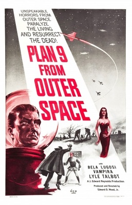 Plan 9 from Outer Space Metal Framed Poster