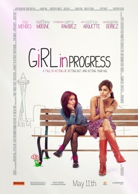 Girl in Progress Canvas Poster