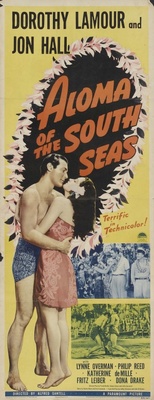 Aloma of the South Seas Poster with Hanger