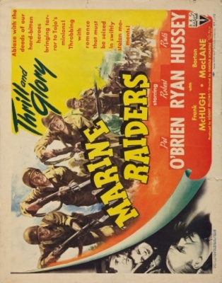 Marine Raiders Wooden Framed Poster