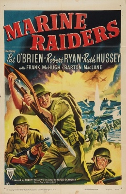 Marine Raiders Wooden Framed Poster