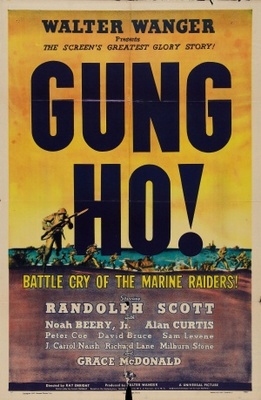 'Gung Ho!': The Story of Carlson's Makin Island Raiders Poster with Hanger
