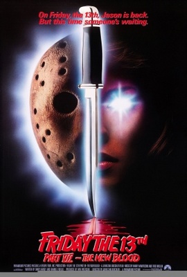 Friday the 13th Part VII: The New Blood Poster with Hanger