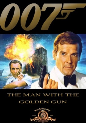 The Man With The Golden Gun Poster with Hanger