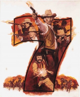 The Magnificent Seven Ride! Wooden Framed Poster