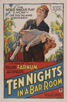 Ten Nights in a Barroom Wooden Framed Poster
