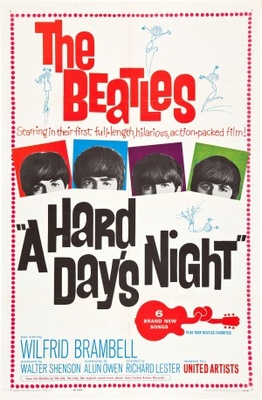A Hard Day's Night Wooden Framed Poster