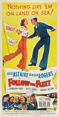 Follow the Fleet Wooden Framed Poster