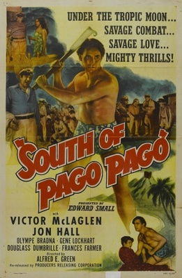 South of Pago Pago pillow