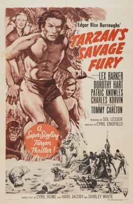 Tarzan's Savage Fury Wood Print