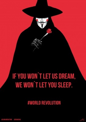 V For Vendetta Poster with Hanger
