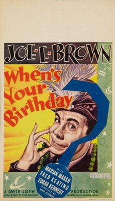 When's Your Birthday? Metal Framed Poster