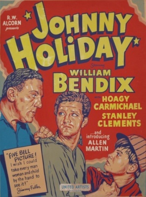 Johnny Holiday Wooden Framed Poster