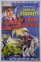 Cowboy from Lonesome River tote bag #