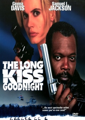 The Long Kiss Goodnight Wooden Framed Poster