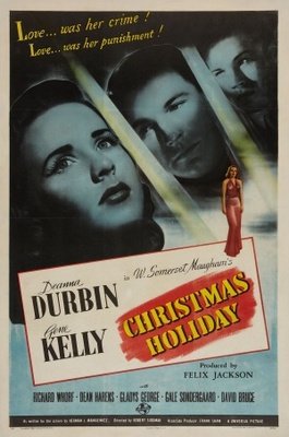 Christmas Holiday Poster with Hanger