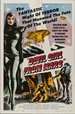 Devil Girl from Mars pillow