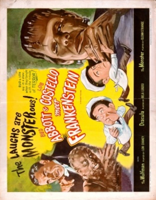 Bud Abbott Lou Costello Meet Frankenstein Wooden Framed Poster