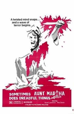 Sometimes Aunt Martha Does Dreadful Things Canvas Poster