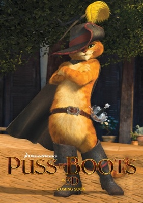 Puss in Boots Metal Framed Poster