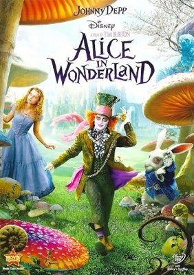 Alice in Wonderland Wooden Framed Poster