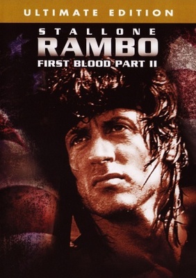 Rambo: First Blood Part II Wooden Framed Poster