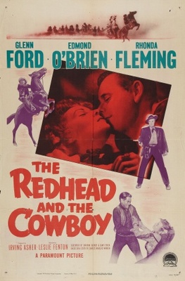 The Redhead and the Cowboy Canvas Poster