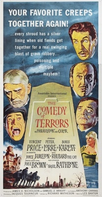 The Comedy of Terrors Metal Framed Poster