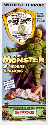 The Monster of Piedras Blancas Wooden Framed Poster