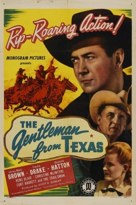 Gentleman from Texas Wooden Framed Poster