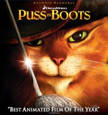 Puss in Boots Wooden Framed Poster