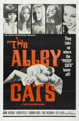 Alley Cat Wooden Framed Poster