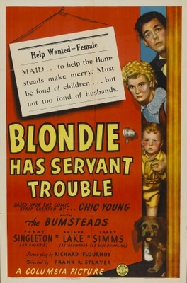 Blondie Has Servant Trouble Canvas Poster