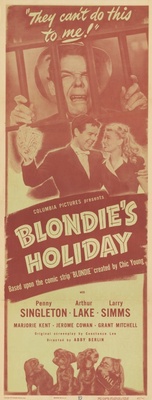 Blondie's Holiday Poster with Hanger
