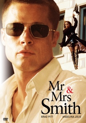 Mr. & Mrs. Smith Wooden Framed Poster