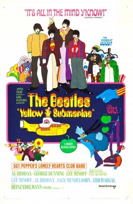 Yellow Submarine Poster with Hanger