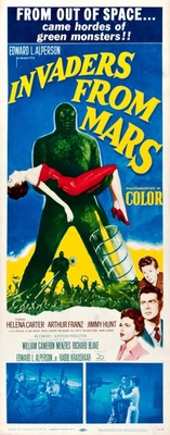 Invaders from Mars Poster with Hanger
