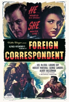 Foreign Correspondent Poster with Hanger