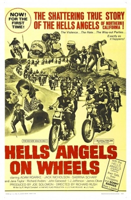 Hells Angels on Wheels Wooden Framed Poster