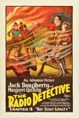The Radio Detective Wooden Framed Poster