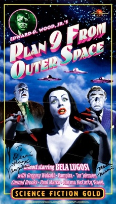 Plan 9 from Outer Space Wooden Framed Poster