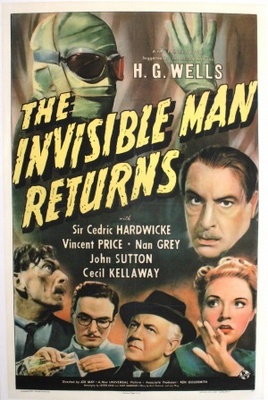 The Invisible Man Returns t-shirt