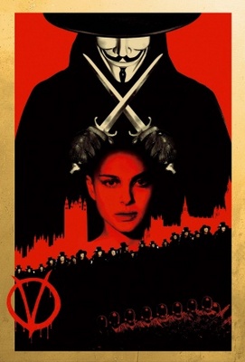 V For Vendetta Canvas Poster