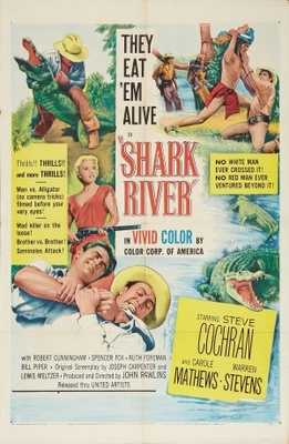 Shark River Wooden Framed Poster