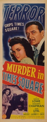 Murder in Times Square Wood Print