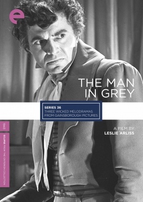 The Man in Grey Wooden Framed Poster