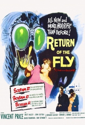 Return of the Fly Wooden Framed Poster