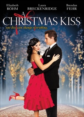 A Christmas Kiss Canvas Poster