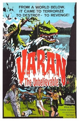 Varan the Unbelievable Metal Framed Poster
